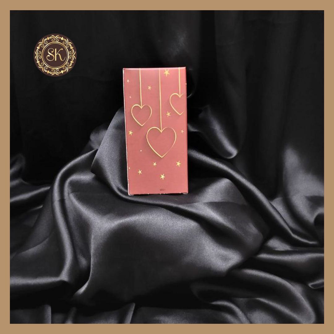 Valentine's Day Chocolate Bar Boxes | Chocolate Box | Chocolate Gifting Box |  Red Colour - (VB-007) Sweetkraft | Baking supplies