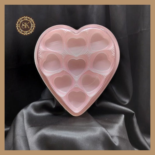Cavity Boxes | Chocolate Box | Heart Shaped Box | Valentine's Day Box | Gifting Box | Pink Coloure - Pack Of 5 Pieces & 10 Pieces Sweetkraft | Baking supplies