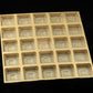 Golden Tray 25 cavity 5*5 Pack of 10 Sweetkraft | Baking supplies