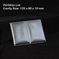 12 Partition Lid cover 4*3 - (Pack of 10) Sweetkraft | Baking supplies