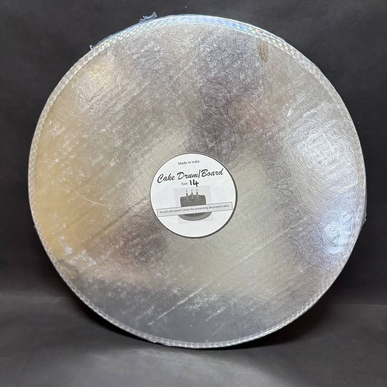 Drum base Silver Sweetkraft | Baking supplies