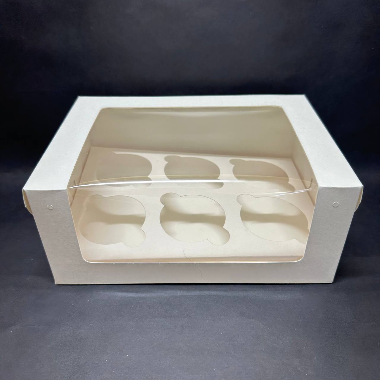 Cupcake L-shape window box - Green Sweetkraft | Baking supplies