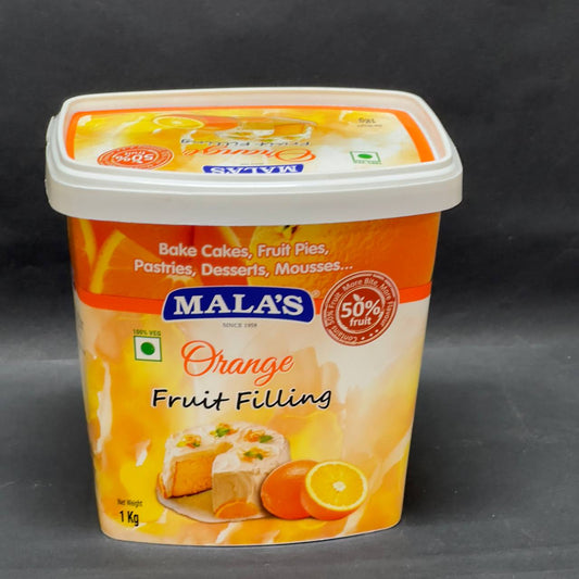 Orange fruit filling - Mala's Sweetkraft | Baking supplies