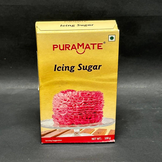 Icing Sugar 100gms - Puramate Sweetkraft | Baking supplies