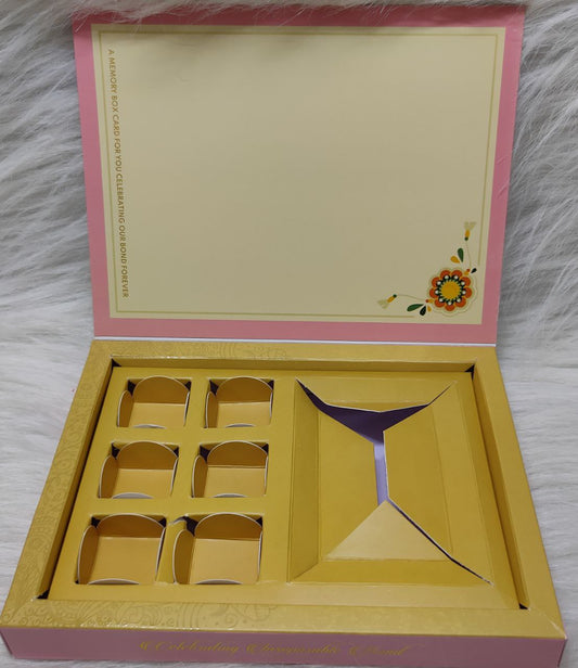 Raksha Bandhan Book Case Box (Pink) Sweetkraft | Baking supplies