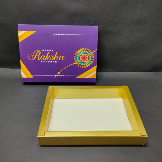 Raksha Bandhan box 12 cavity - Pack of 10 ( without cavity ) Sweetkraft | Baking supplies