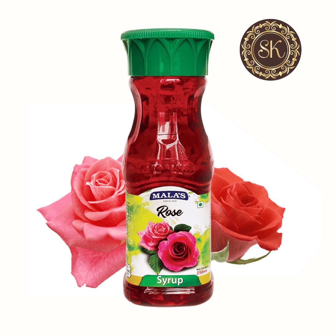 Rose Syrup - Mala's 250ml Sweetkraft | Baking supplies