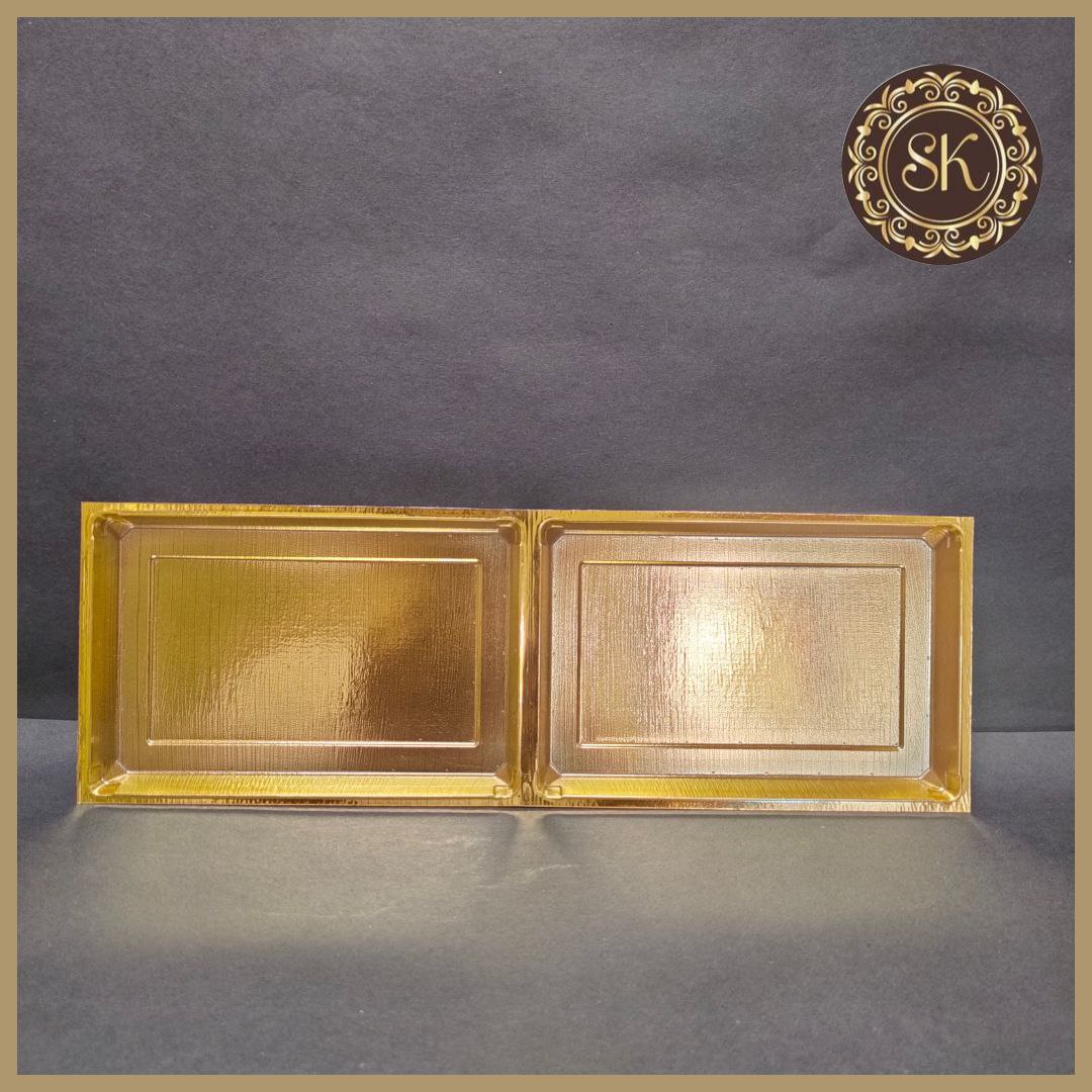 Partition Baking 12 Partition golden tray 6*2 - (Pack of 10) – Sweetkraft | Baking supplies