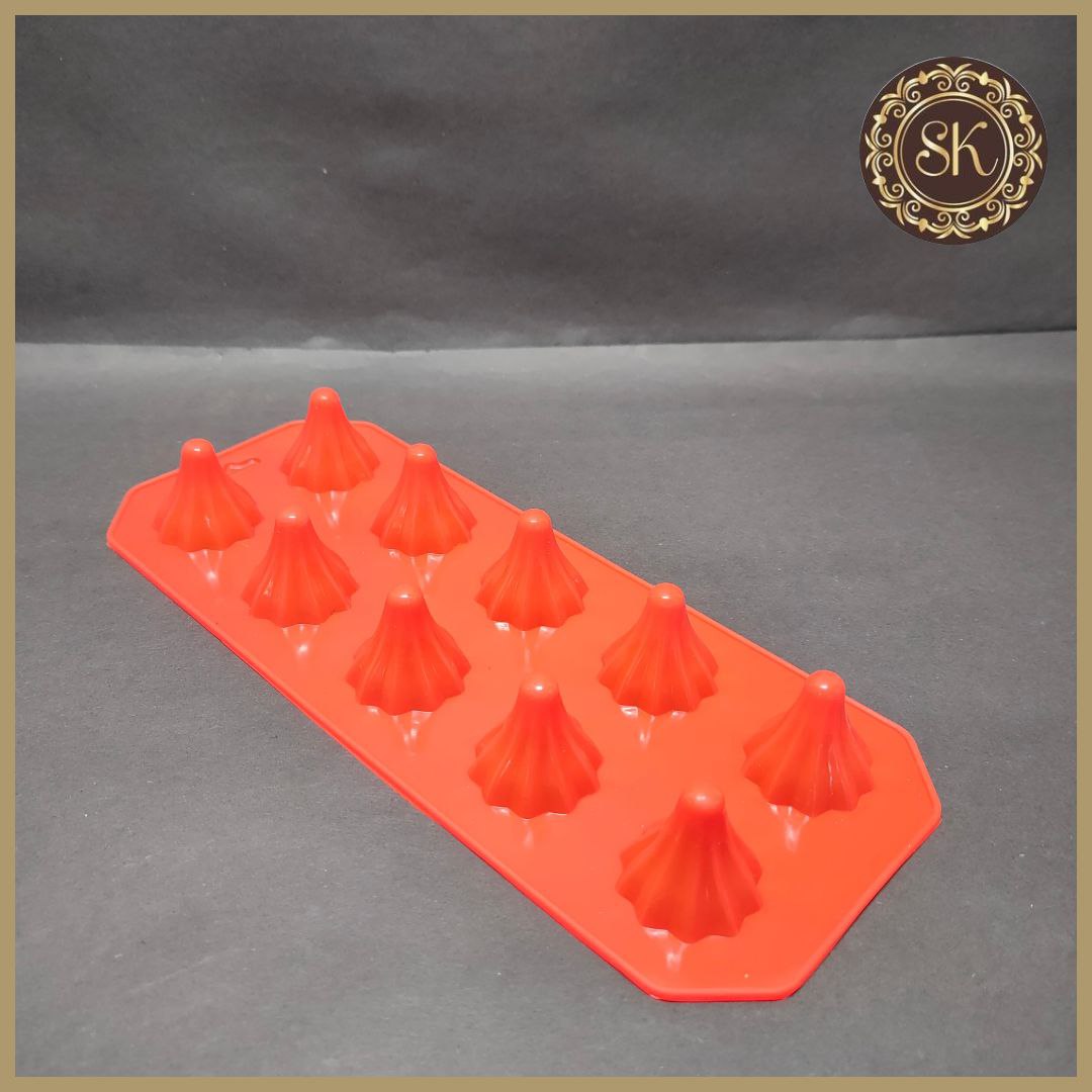 Silicon 10 Modak Mould Sweetkraft | Baking supplies