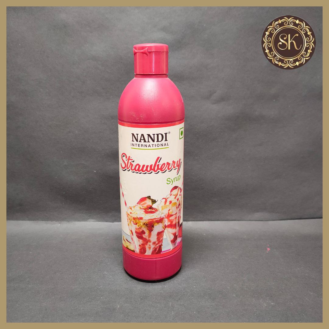 Strawberry Syrup 650gms - Nandi Brand Sweetkraft | Baking supplies