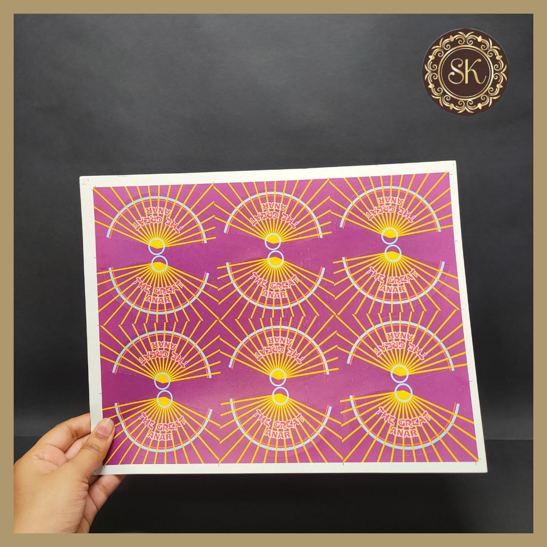 Diwali Sticker Sweetkraft | Baking supplies