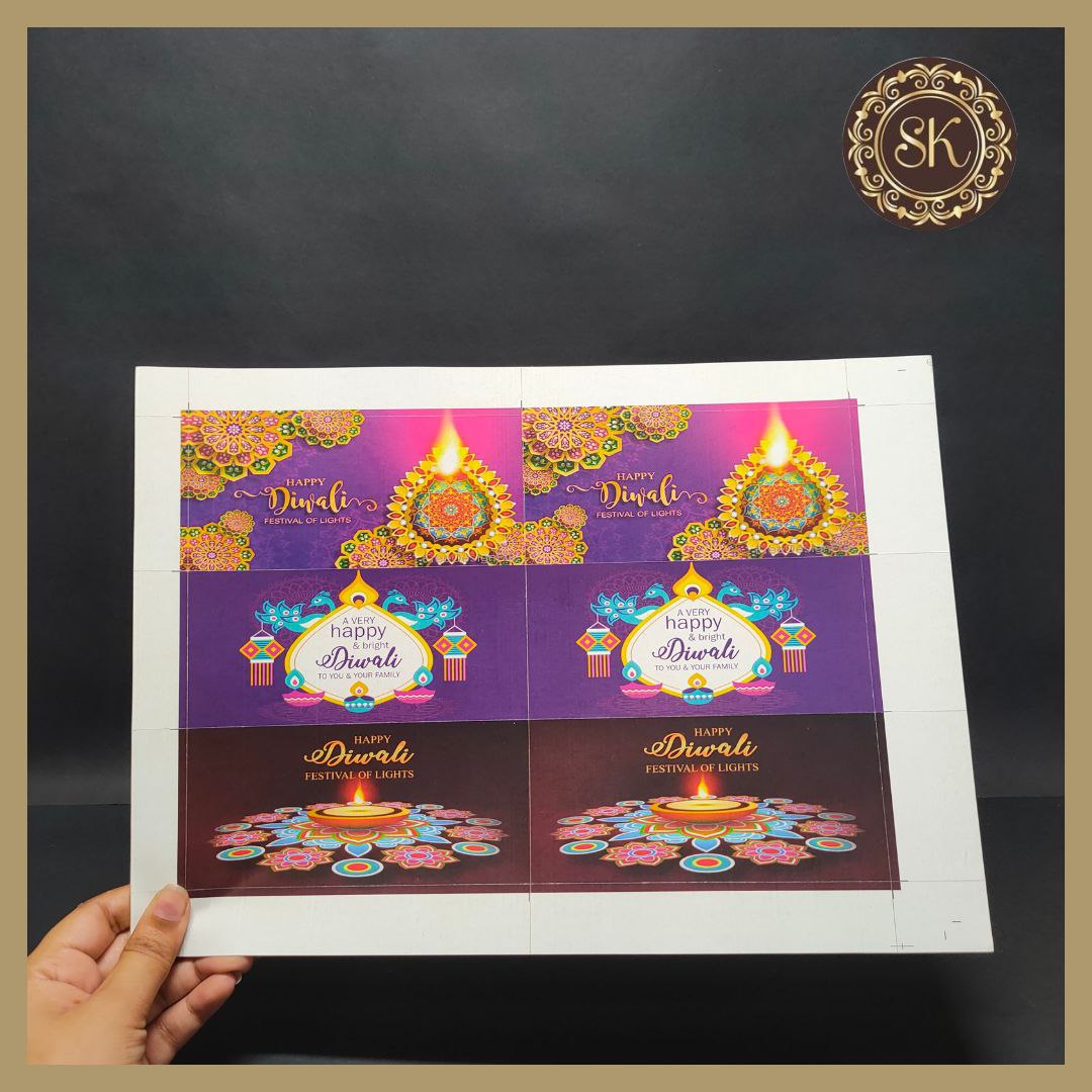 Diwali Sticker - 2 Sweetkraft | Baking supplies