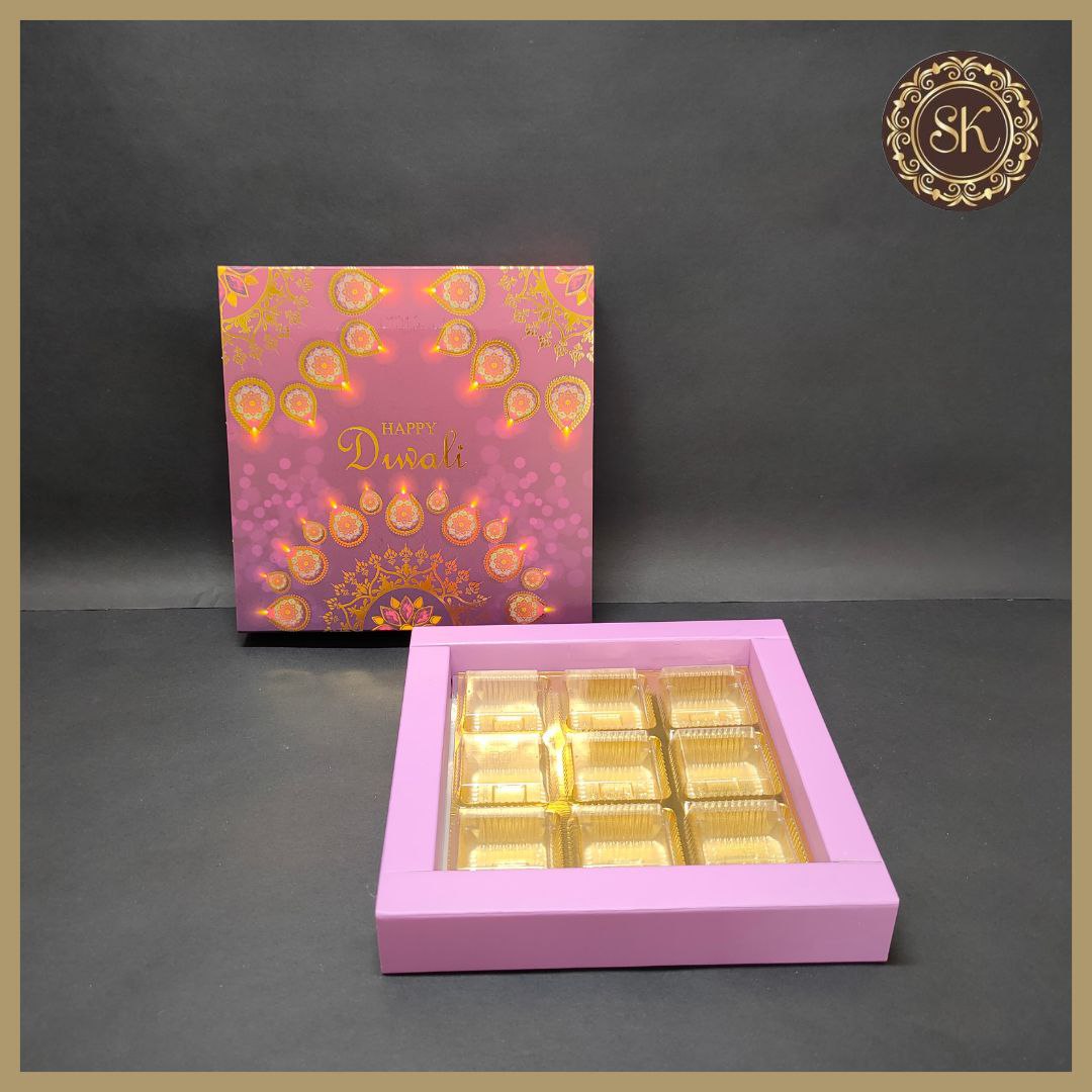 9 Diwali Box with Cavity & Lid  (D.No-001) Sweetkraft | Baking supplies