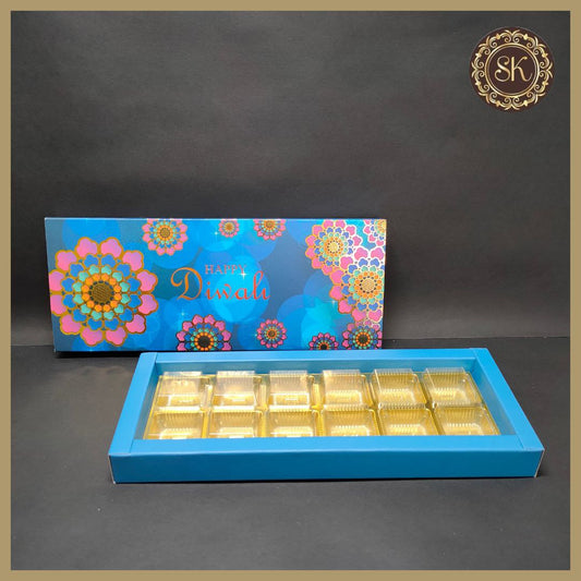 12 Diwali Box with Cavity & Lid (D.No-002) Sweetkraft | Baking supplies