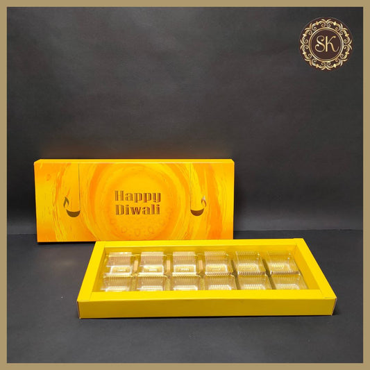 12 Diwali Box with Cavity & Lid (D.No-004) Sweetkraft | Baking supplies
