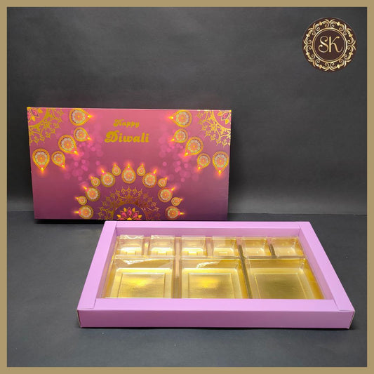 18 Diwali Box with DC Cavity & Lid (D.No-001) Sweetkraft | Baking supplies