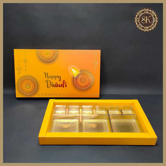 18 Diwali Box with DC Cavity & Lid (D.No-003) Sweetkraft | Baking supplies