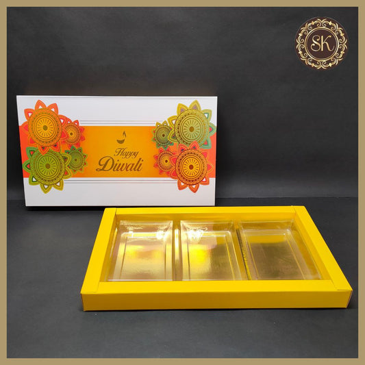 18 Diwali Box with Partition Cavity & Lid (D.No-005) Sweetkraft | Baking supplies