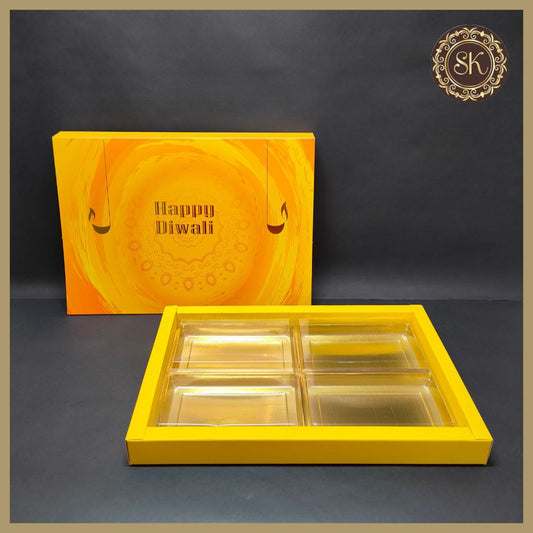 24 Diwali Box with Partition Cavity & Lid (D.No-004) Sweetkraft | Baking supplies