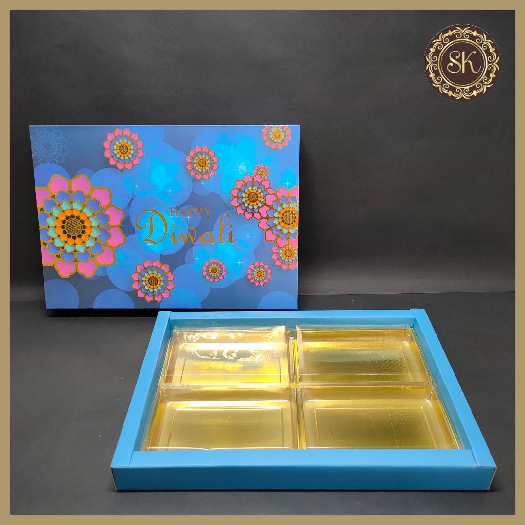 24 Diwali Box with Partition Cavity & Lid (D.No-002) Sweetkraft | Baking supplies