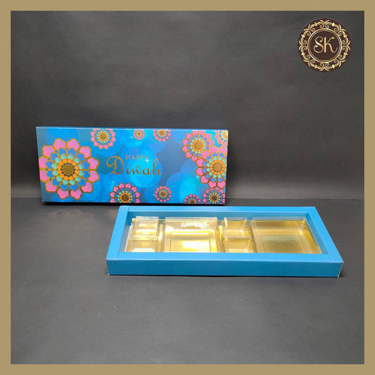 12 Diwali Box with DC Cavity & Lid (D.No-002) Sweetkraft | Baking supplies