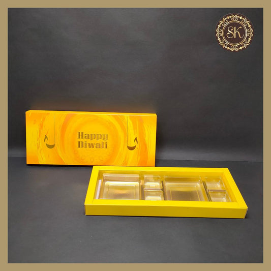 12 Diwali Box with DC Cavity & Lid (D.No-004) Sweetkraft | Baking supplies