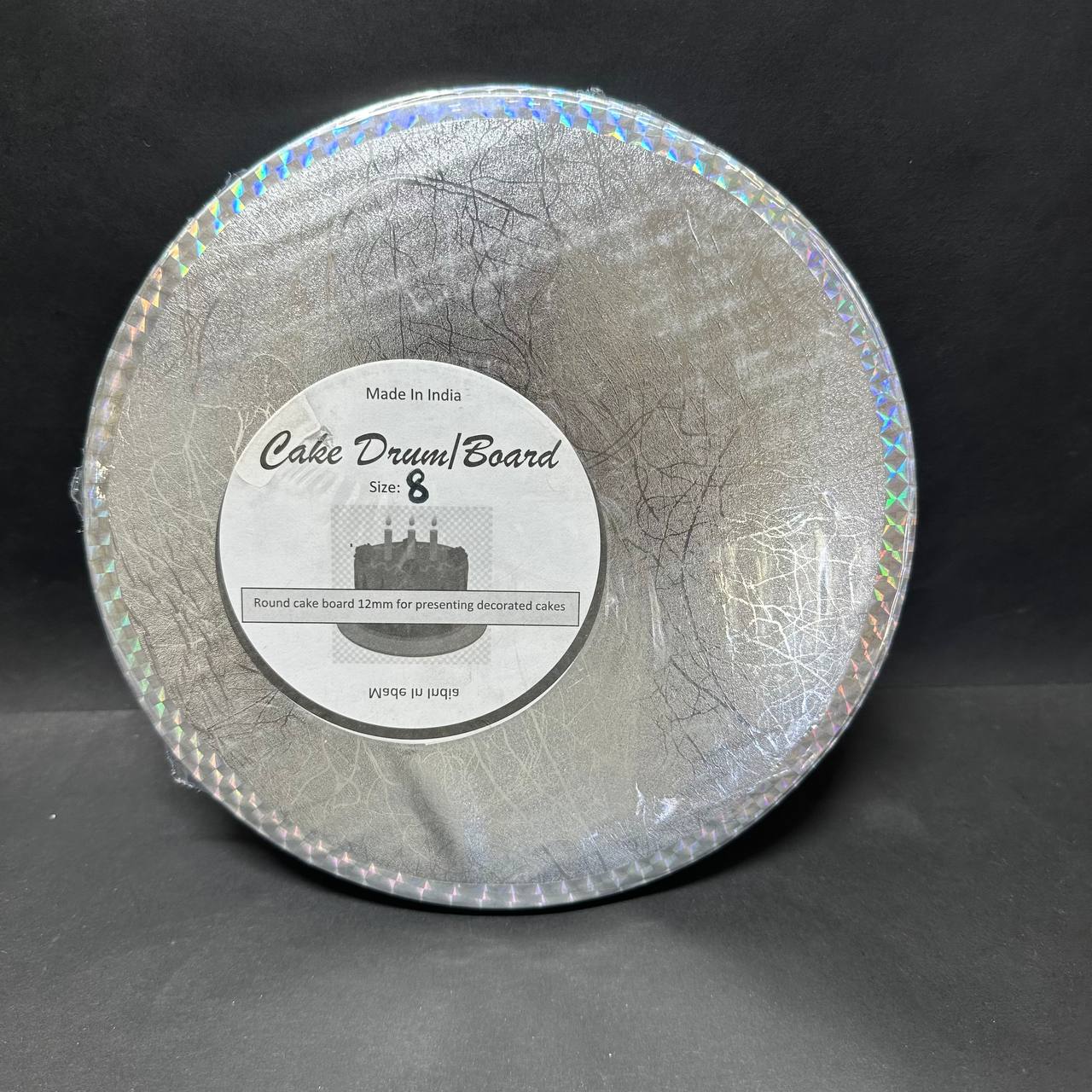 Drum base Silver Sweetkraft | Baking supplies