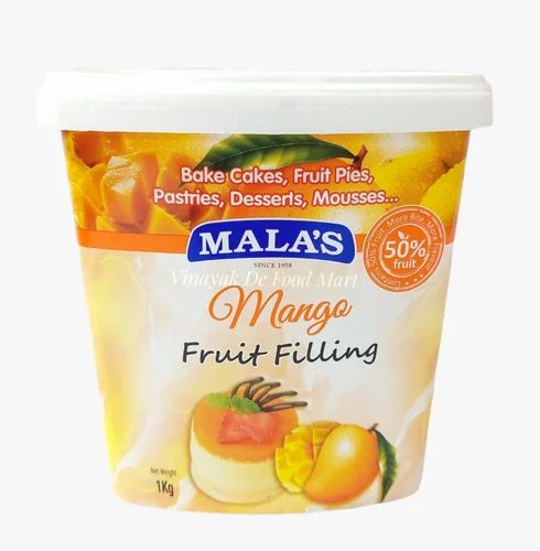 Mango Fruit Filling 1kg - Mala's Sweetkraft | Baking supplies