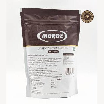 Dark compound chips- Morde 500gms Sweetkraft | Baking supplies