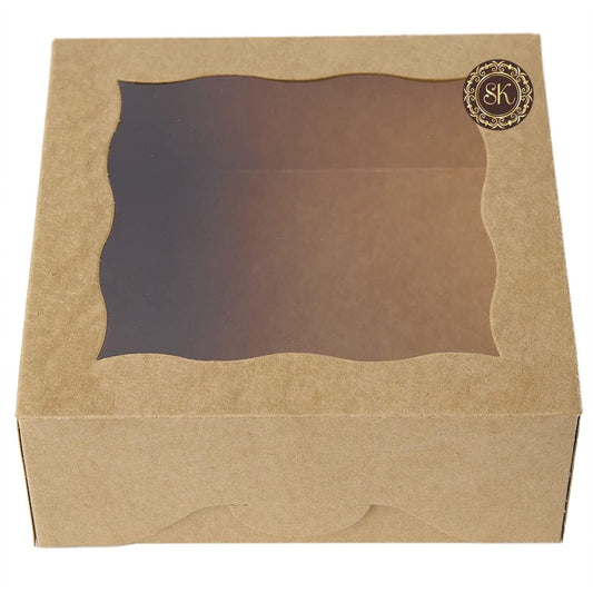 Craft Window Cake Box 6*6*4 Sweetkraft | Baking supplies