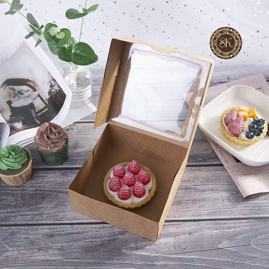 Craft Window Cake Box 6*6*4 Sweetkraft | Baking supplies