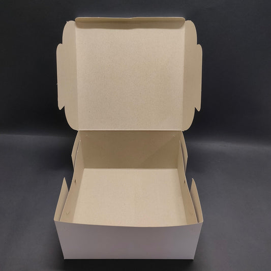 1.5kg white duplex cake box 12*12*4" Sweetkraft | Baking supplies