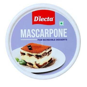Mascarpone cheese - D'lecta 400gms Sweetkraft | Baking supplies
