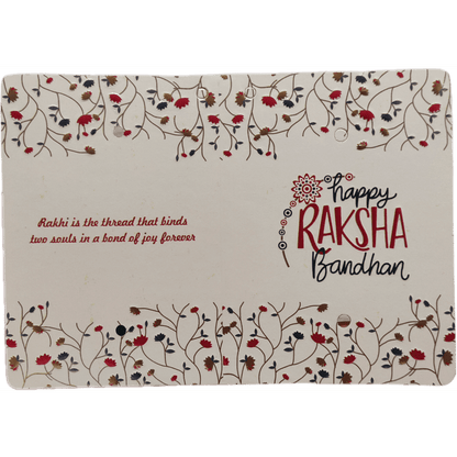 Raksha Bandhan Card Sweetkraft | Baking supplies