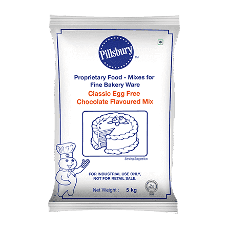 Classic egg free chocolate flavoured mix - Pillsburry 5kg Sweetkraft | Baking supplies