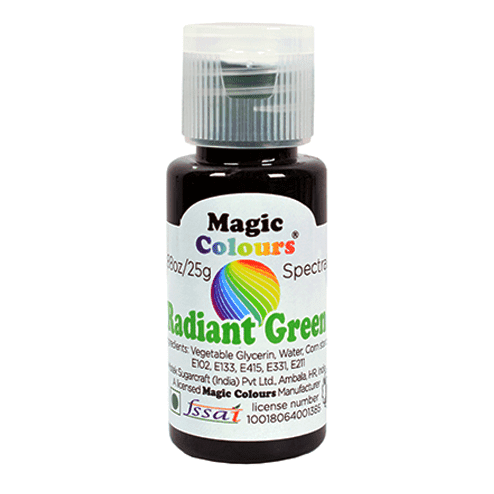 Spectral Mini - Gel Colours Radiant Green Sweetkraft | Baking supplies