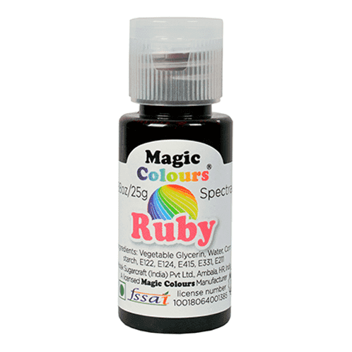 Spectral Mini - Gel Colours Ruby Sweetkraft | Baking supplies
