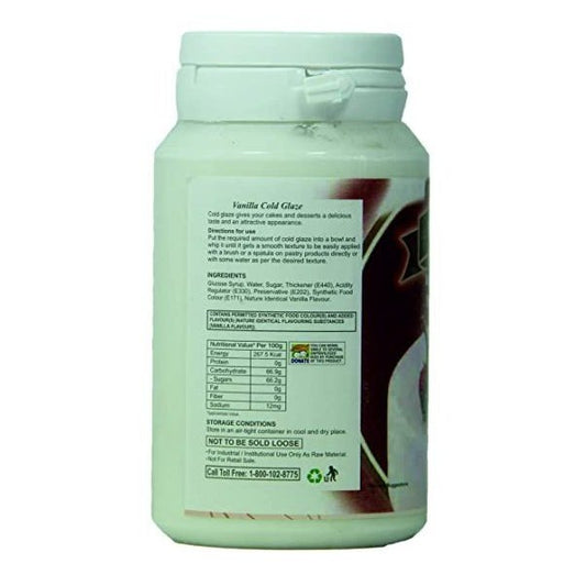 Vanilla cold glaze - Vizyon 200gms Sweetkraft | Baking supplies