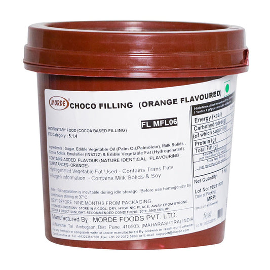 Orange Filling - Morde 1kg Sweetkraft | Baking supplies