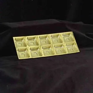 Golden cavity tray 2*5 pack of 10 Sweetkraft | Baking supplies