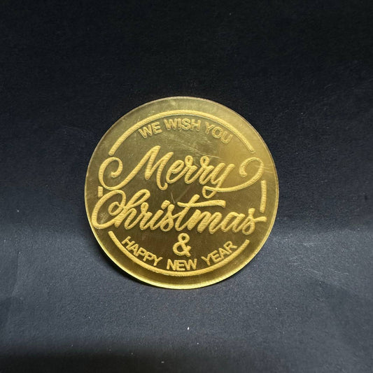 Christmas Acyrlic Coin Pack Of 5 Sweetkraft | Baking supplies