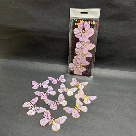 Multicolour paper butterfly Sweetkraft | Baking supplies