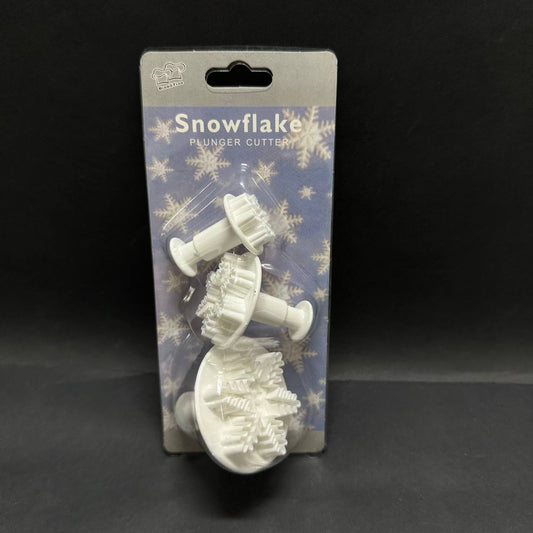Snowflake Plunger Cutter Sweetkraft | Baking supplies
