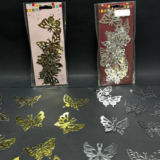 Glossy Paper Butterfly 10 Pieces Sweetkraft | Baking supplies