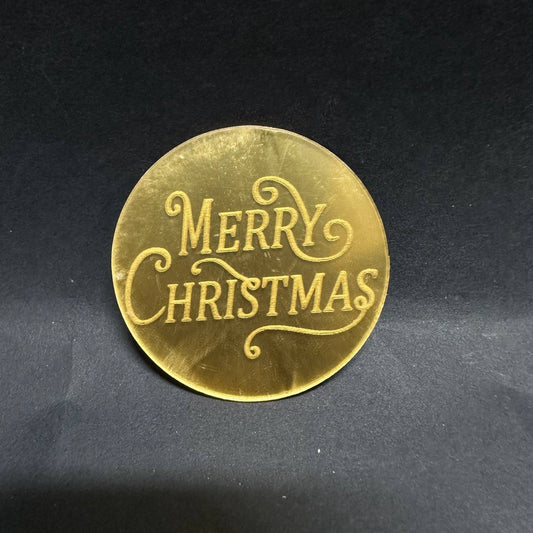 Christmas Acyrlic Coin Pack Of 5 Sweetkraft | Baking supplies