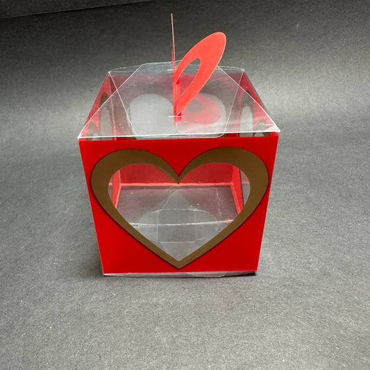 Kareena P-039 PVC heart Box Sweetkraft | Baking supplies