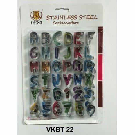 Alphabet Cutter steel Sweetkraft | Baking supplies